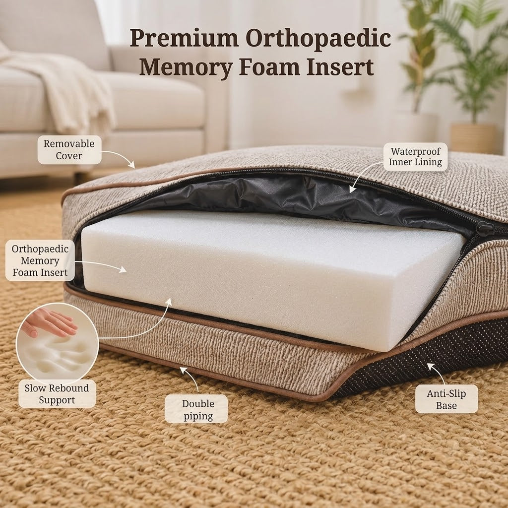 Heritage Lounger COVER ONLY - Dog Bed for dogs Snug and Cosy Pets