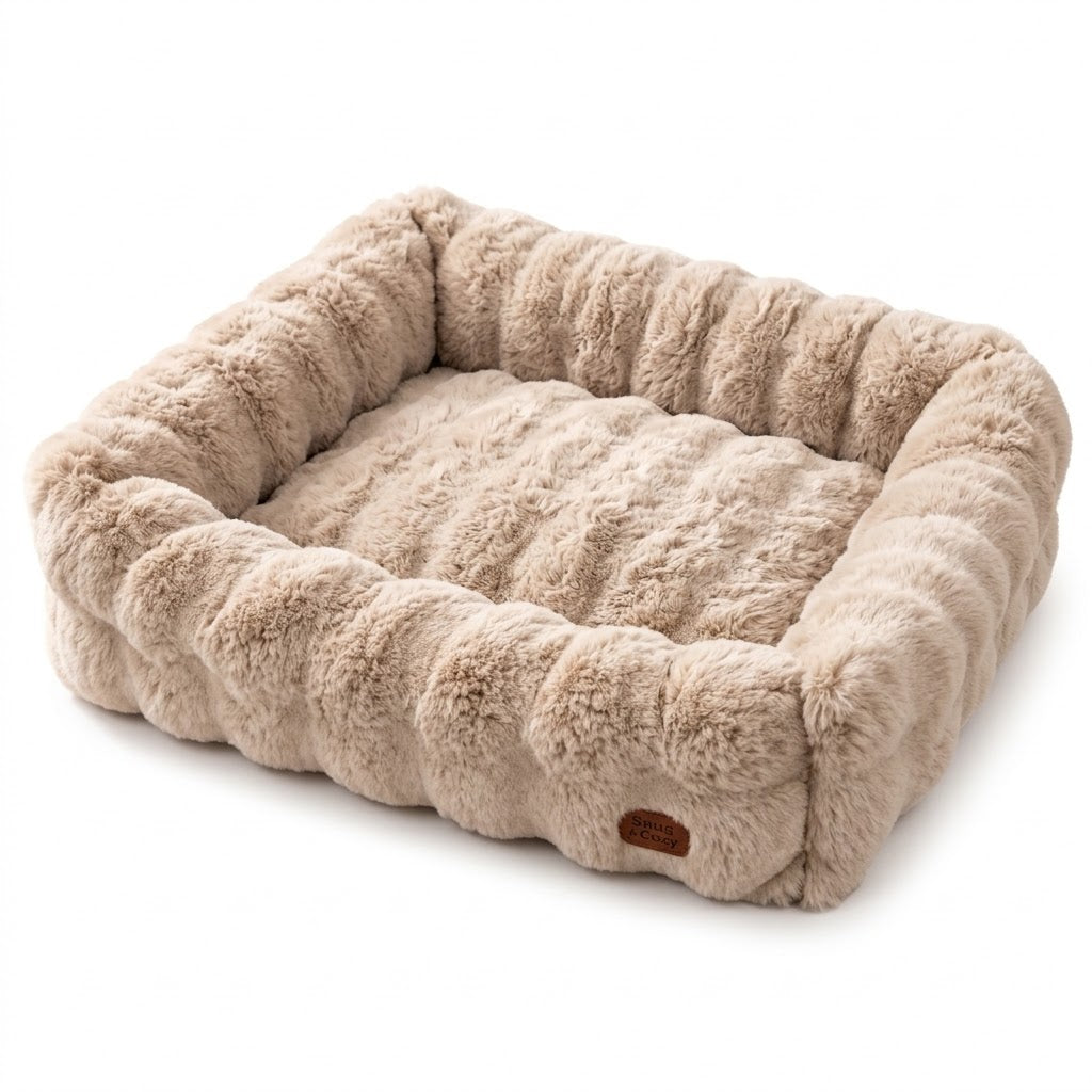 Ripple Faux Fur Bed