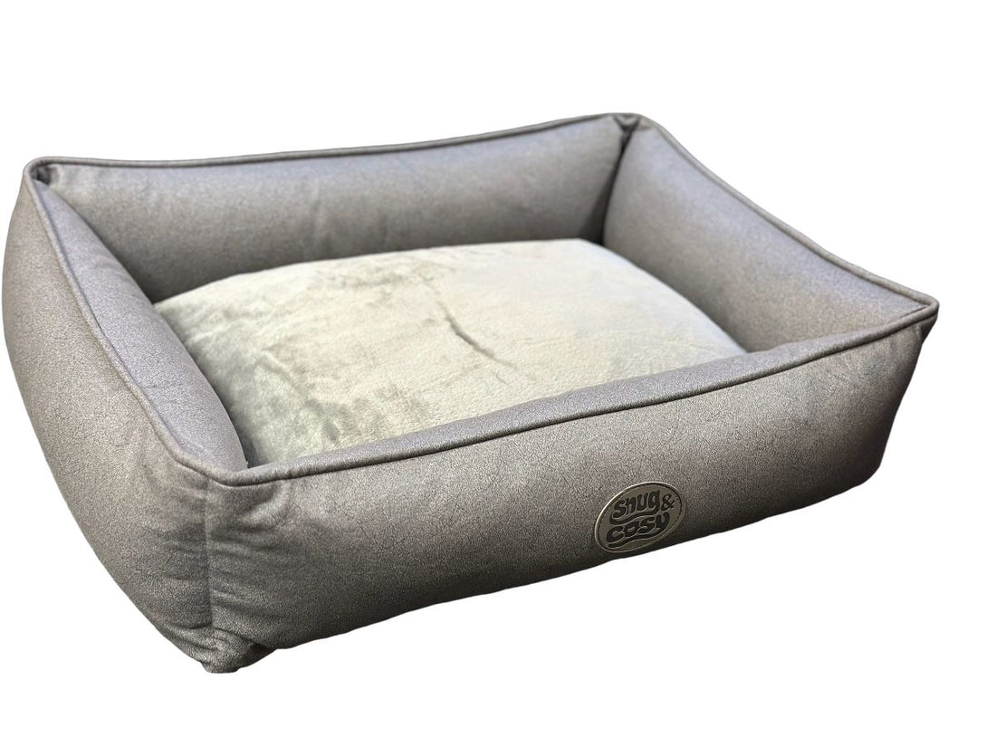 Charlie Dog Pet Bed Removable Cover Velvet Hollowfibre Filling