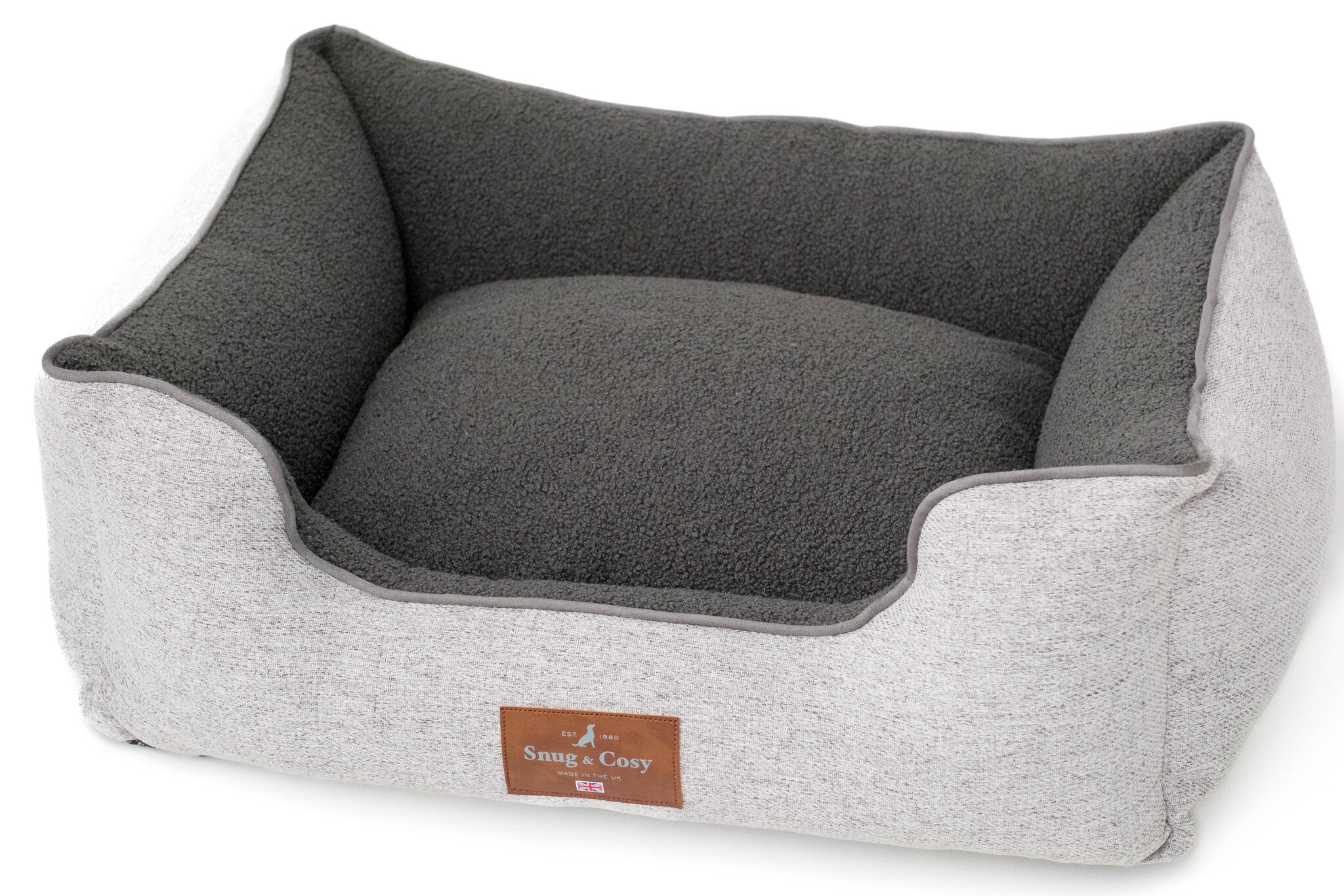 HERITAGE TWEED HIGH SIDED DOG BED