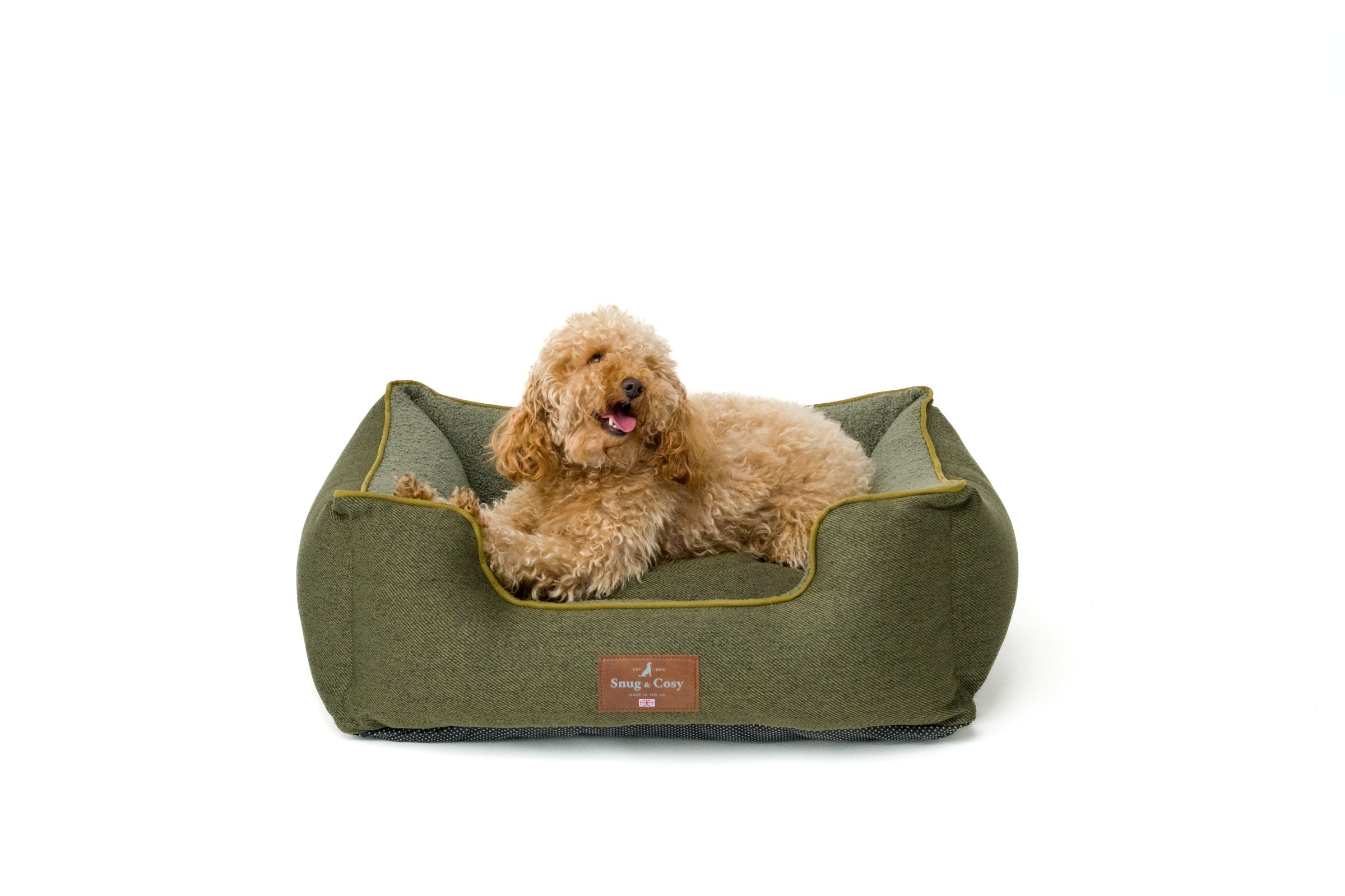 HERITAGE TWEED HIGH SIDED DOG BED
