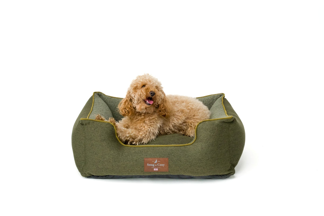 HERITAGE TWEED HIGH SIDED DOG BED