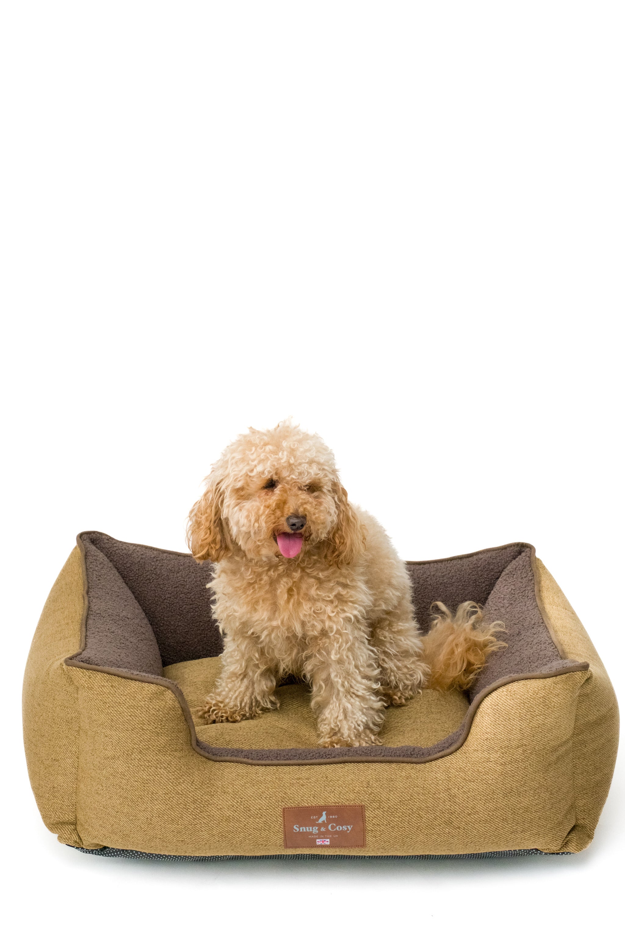 HERITAGE TWEED HIGH SIDED DOG BED