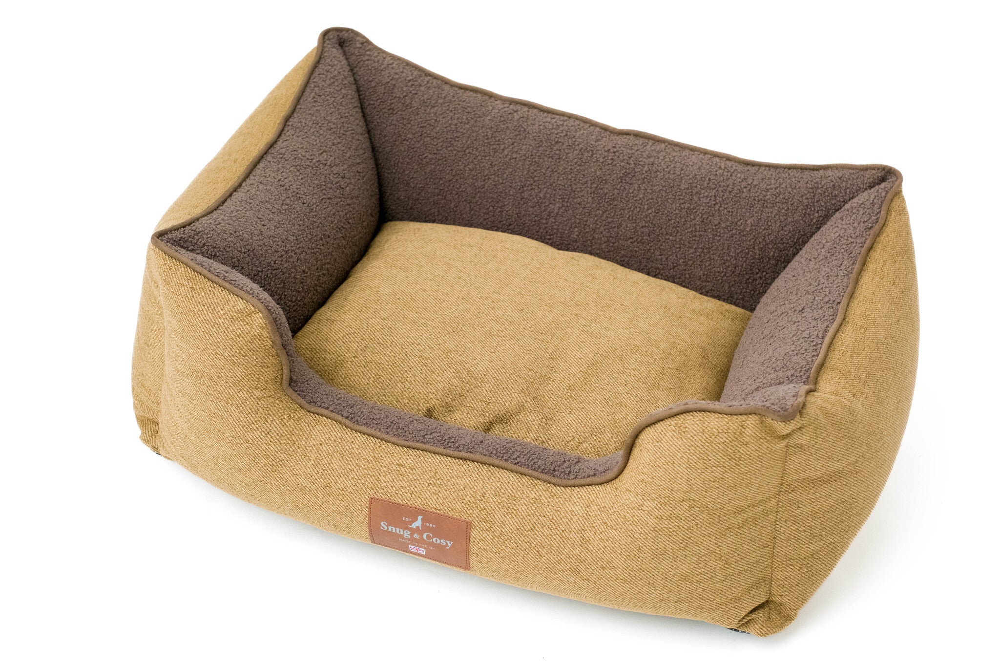HERITAGE TWEED HIGH SIDED DOG BED