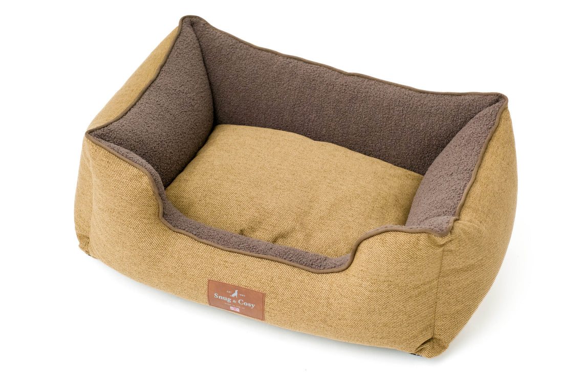 HERITAGE TWEED HIGH SIDED DOG BED