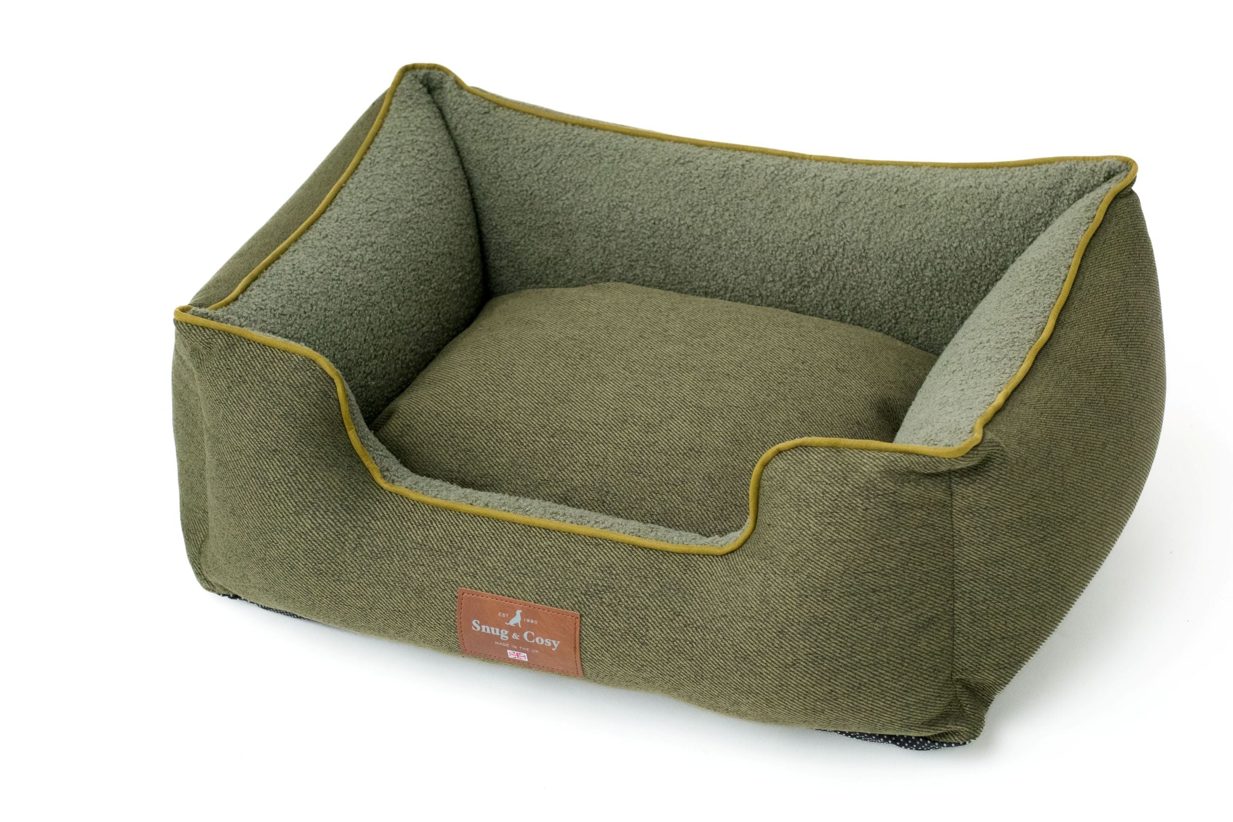 HERITAGE TWEED HIGH SIDED DOG BED