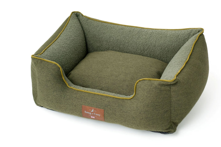 HERITAGE TWEED HIGH SIDED DOG BED