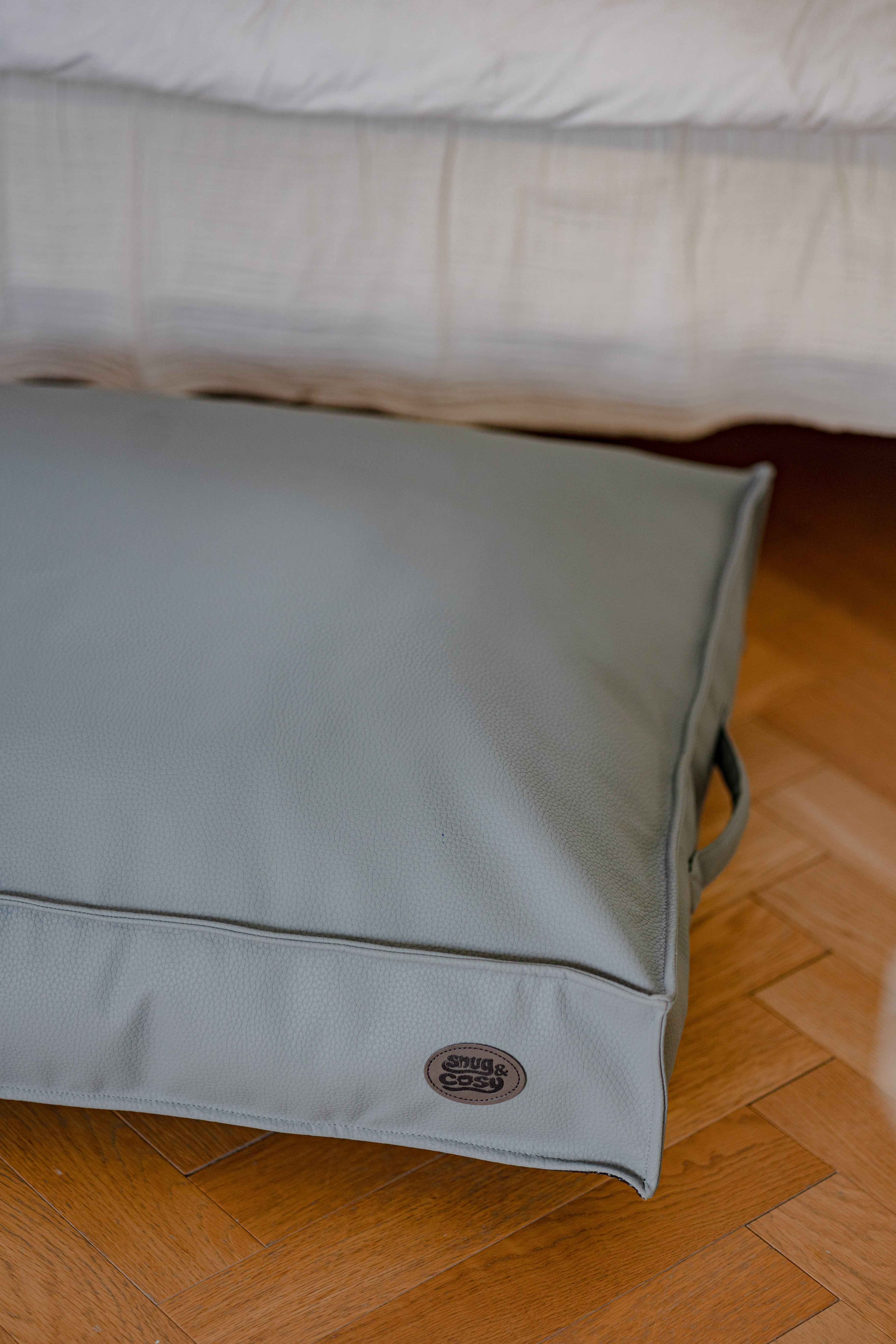 Monza  Faux Leather Dog Lounger Cushion