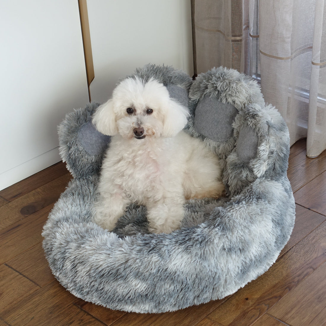 Anxiety Relieving Calming Dog Bed Paw