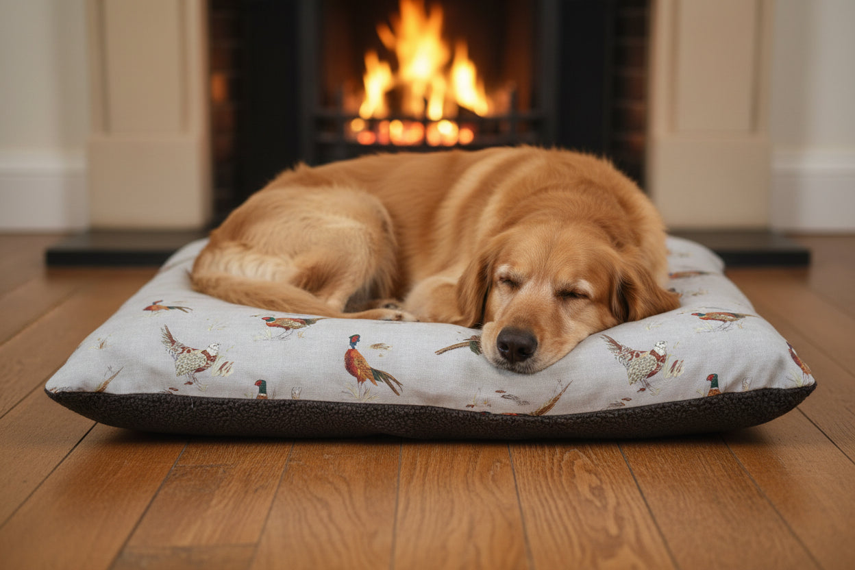Pheasant Print Lounger (Cover Only) - for dogs Snug and Cosy Pets