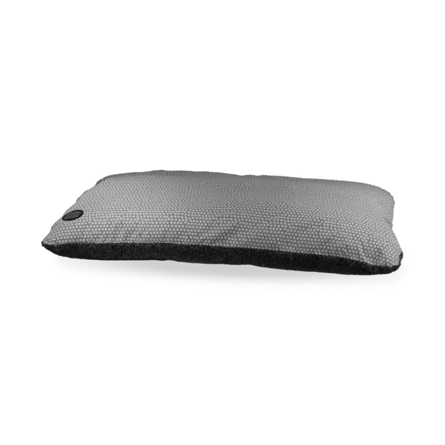 Grey Polka Dot Pet Lounger – Soft Washable Dog & Cat Mat with Fleece Backing - Dog Beds & Loungers for dogs Snug and Cosy Pets