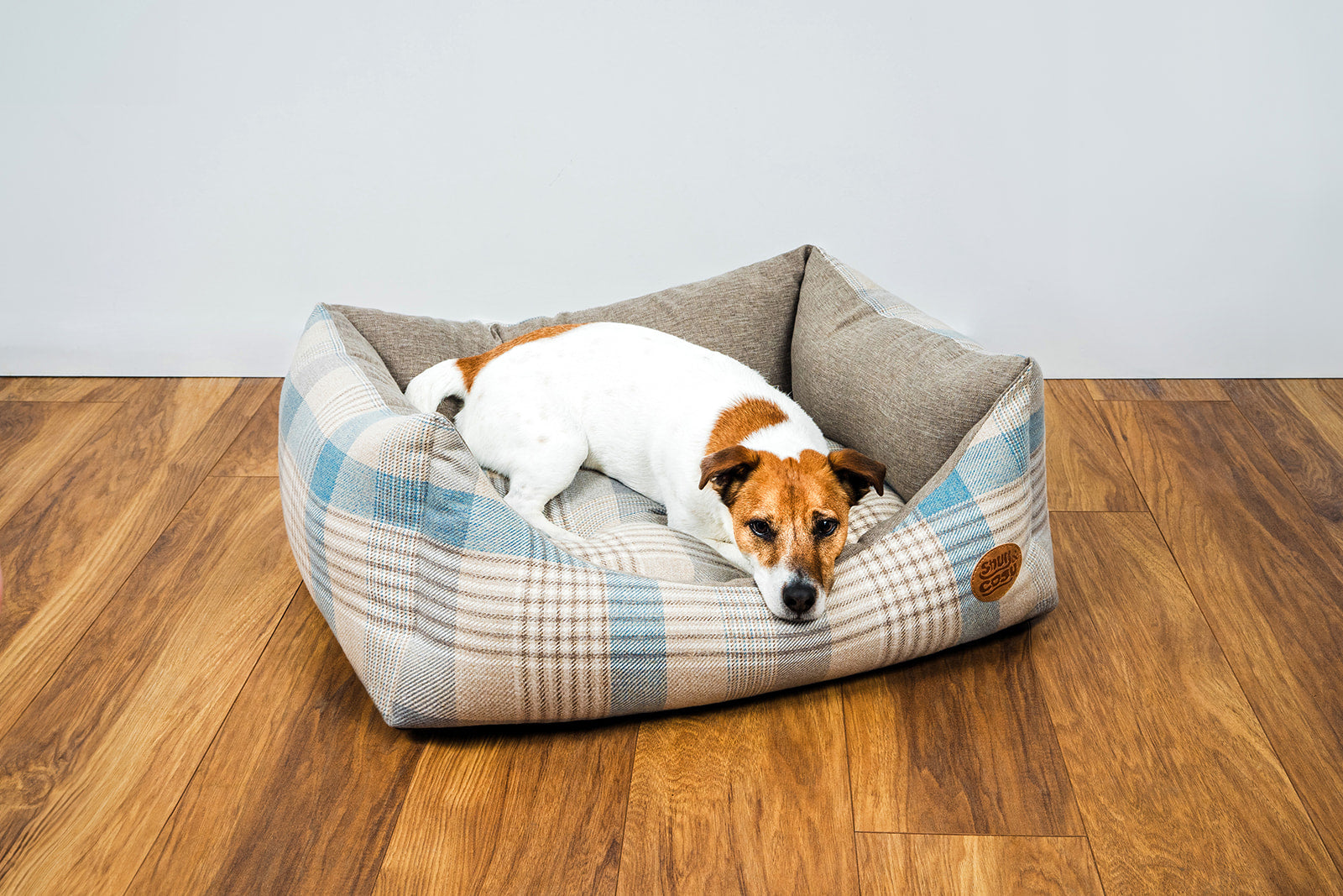 Highland Bluebell Heritage Tartan Check Rectangle Dog Bed