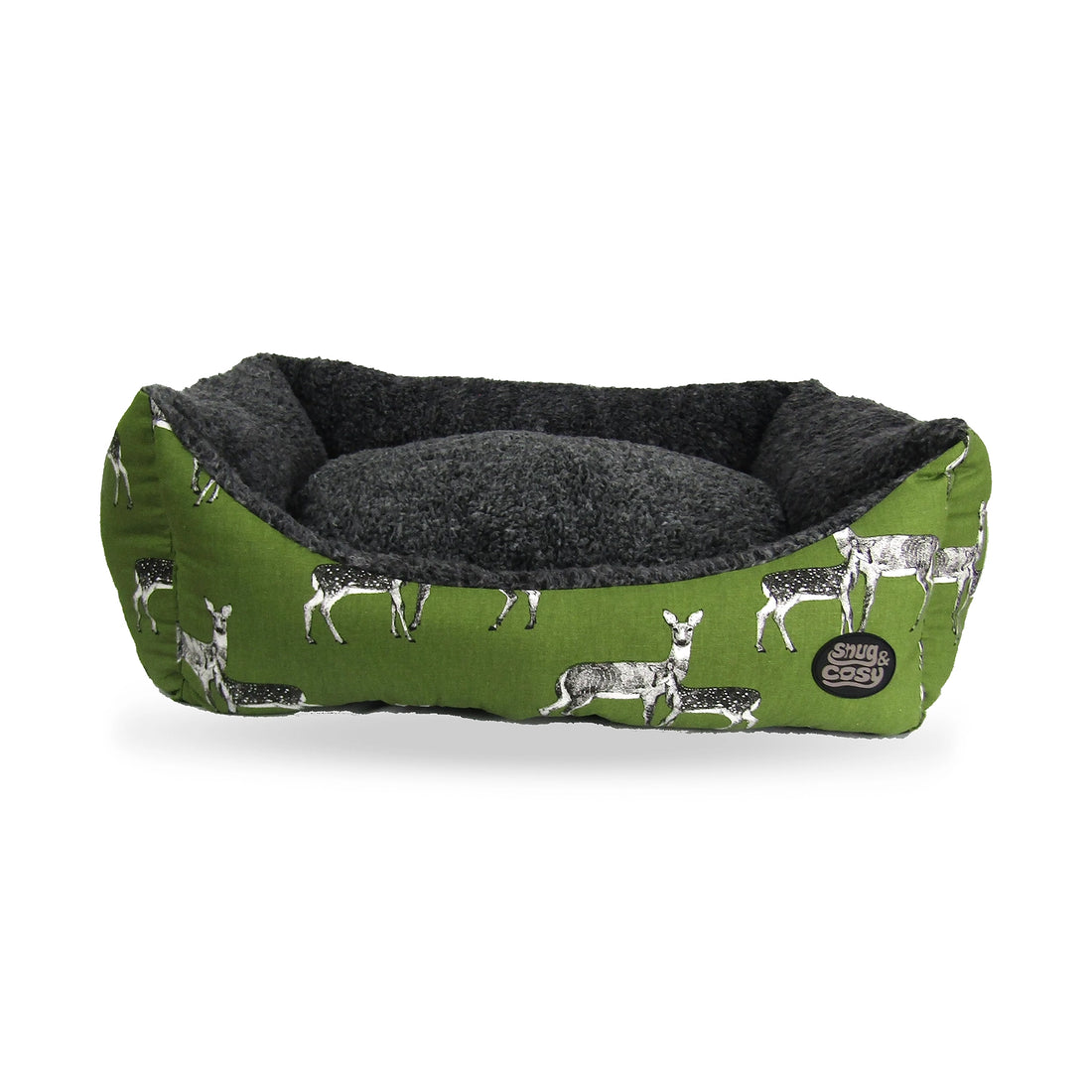 Sage Deer Print Bed