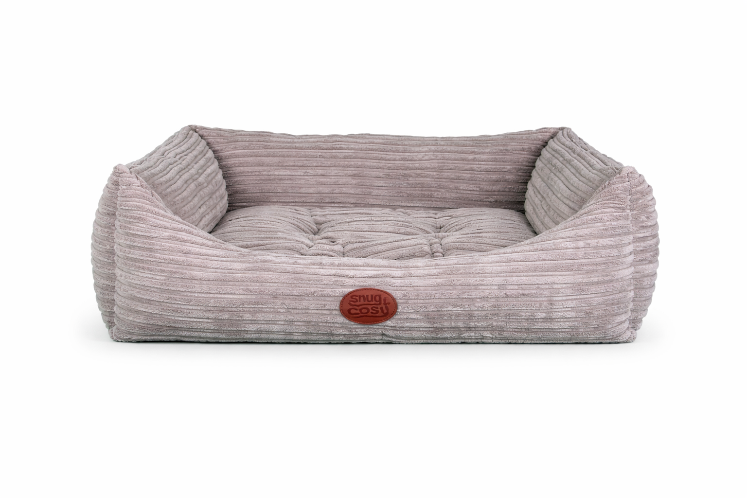 San Remo Chunky Cord Dog Pet Bed - Removable Washable Cover - Pet Beds for dogs Snug and Cosy Pets