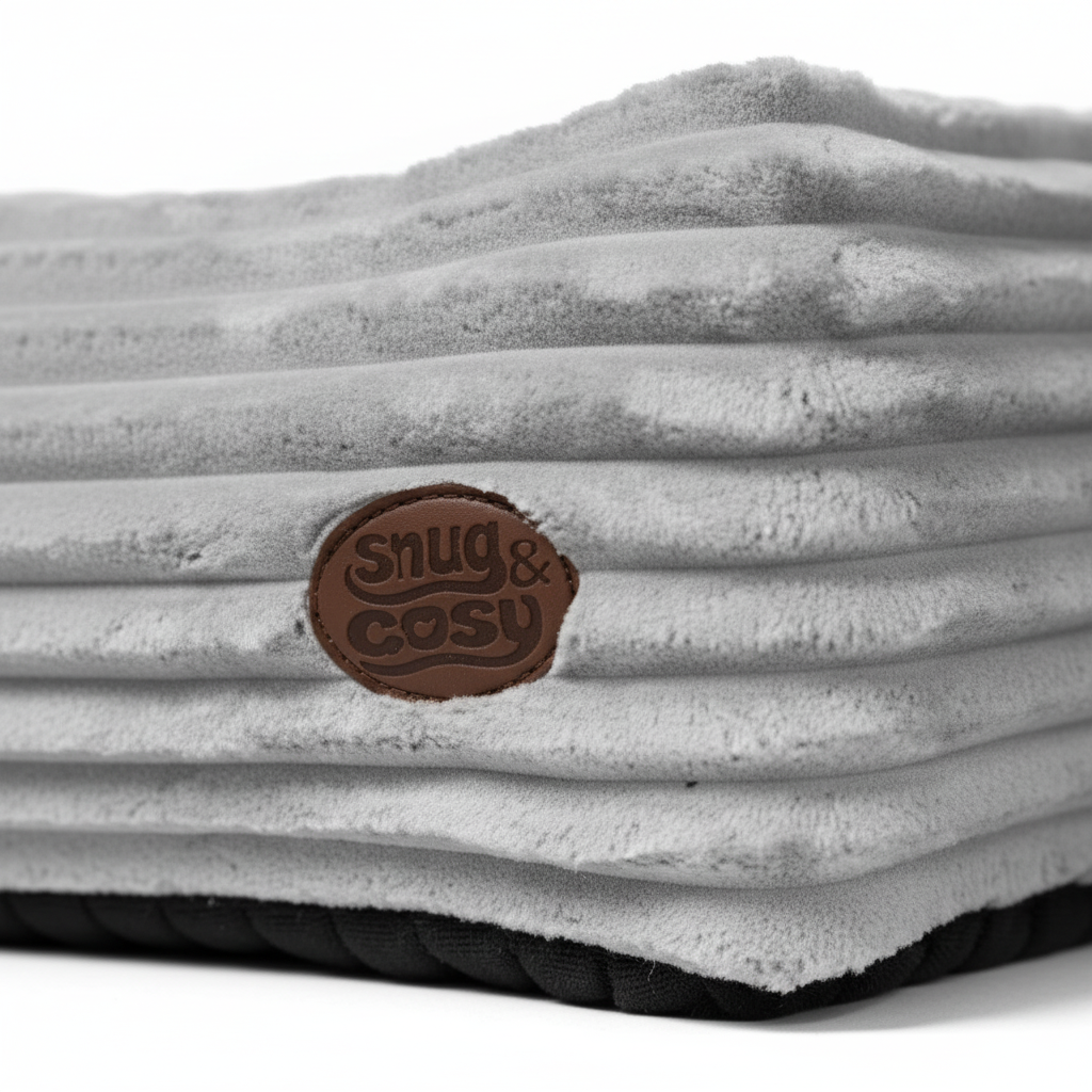 Alaska Faux Fur Dog Bed - UK Made - Dog Beds for dogs Snug and Cosy Pets