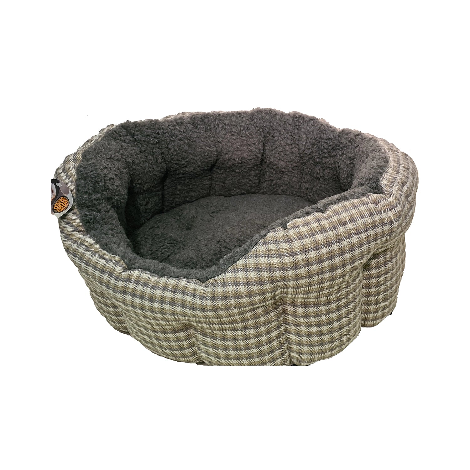 The Checked Softie Bed - for dogs Snug and Cosy Pets