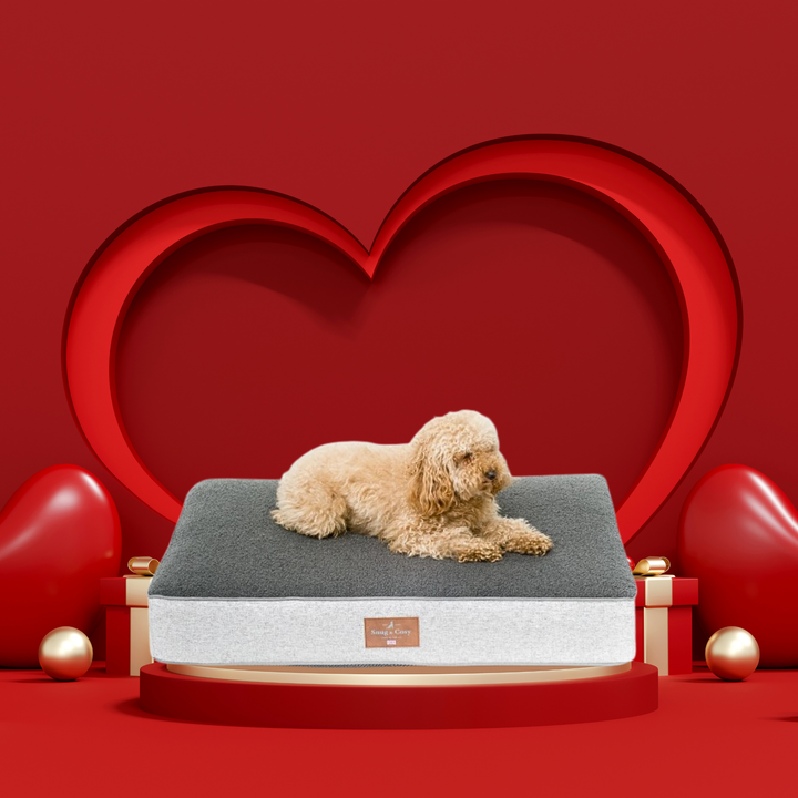 Heritage Tweed Orthopaedic Dog Pet Lounger