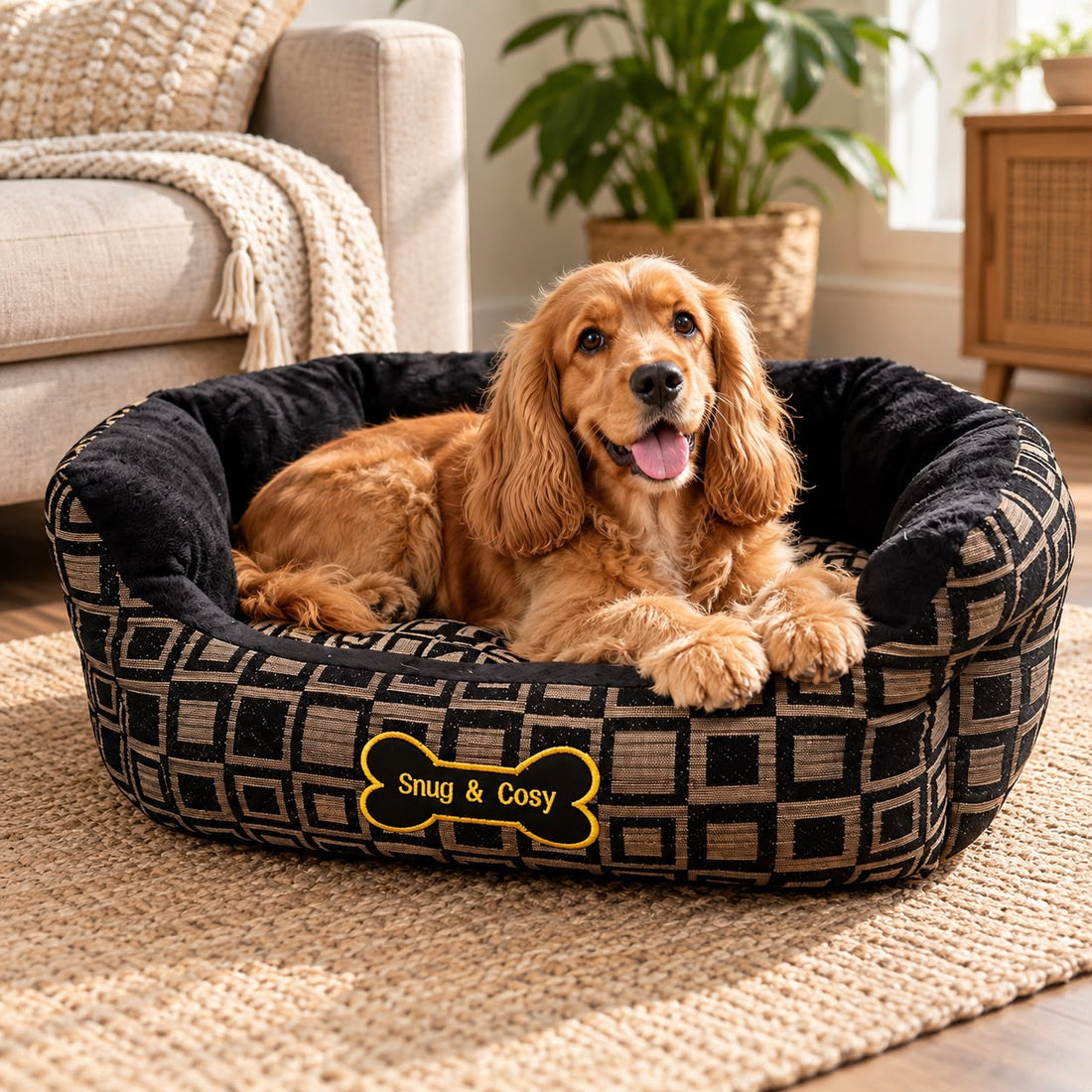 Milan Oval bed - for dogs Snug and Cosy Pets