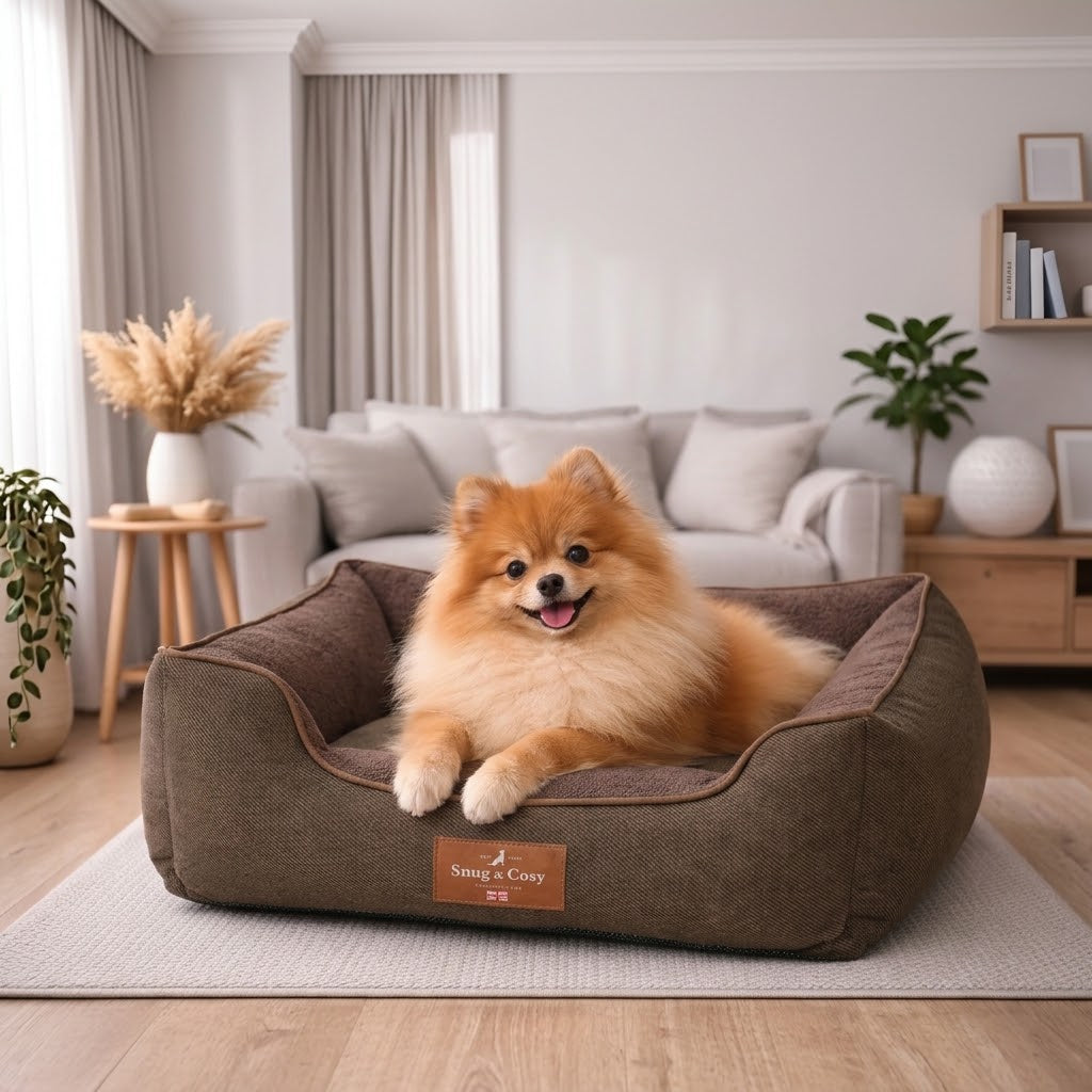 Heritage Tweed Dog Bed – Replacement Cover Only - Dog Bed for dogs Snug and Cosy Pets