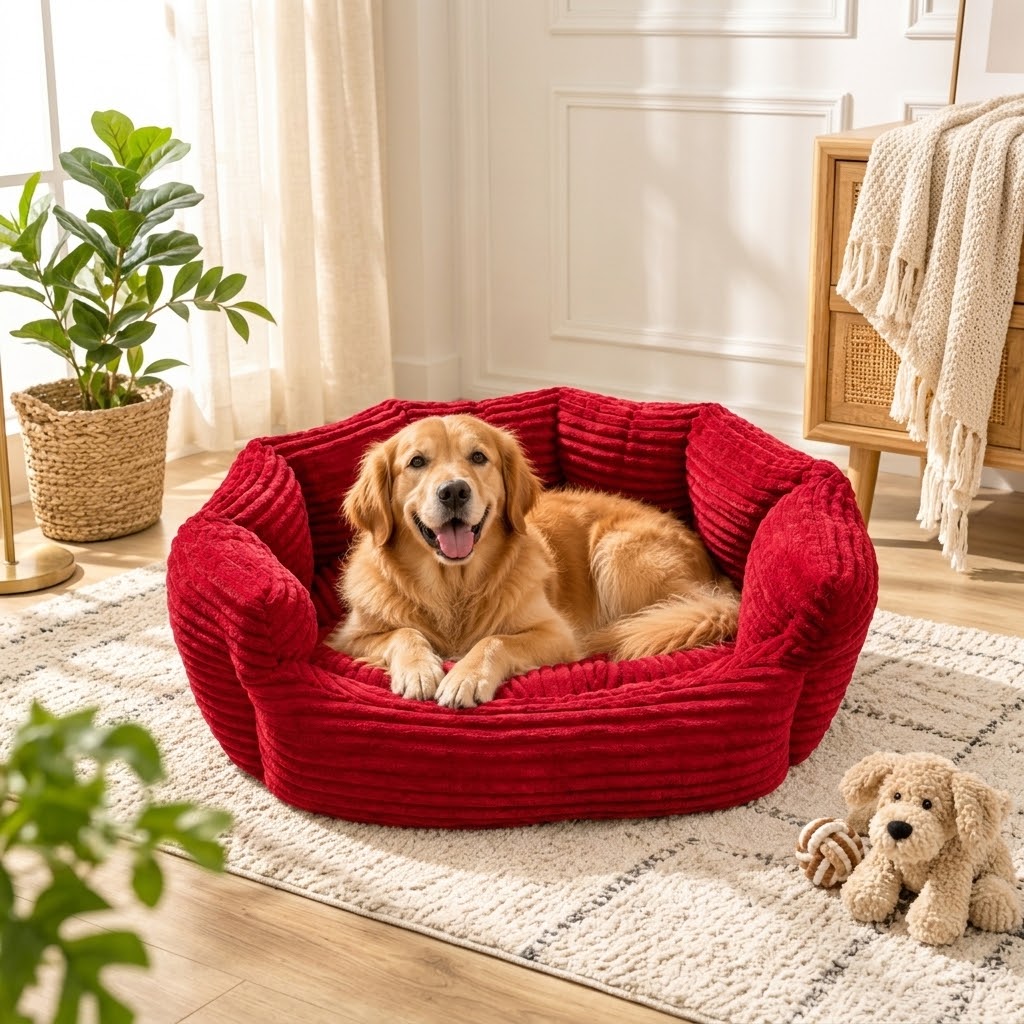 San Remo Oval Pet Bed - for dogs Snug and Cosy Pets