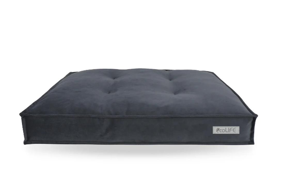 Ecolife Eco Pet Dog Lounger Cushion Bed - Dog Beds & Loungers for dogs Snug and Cosy Pets