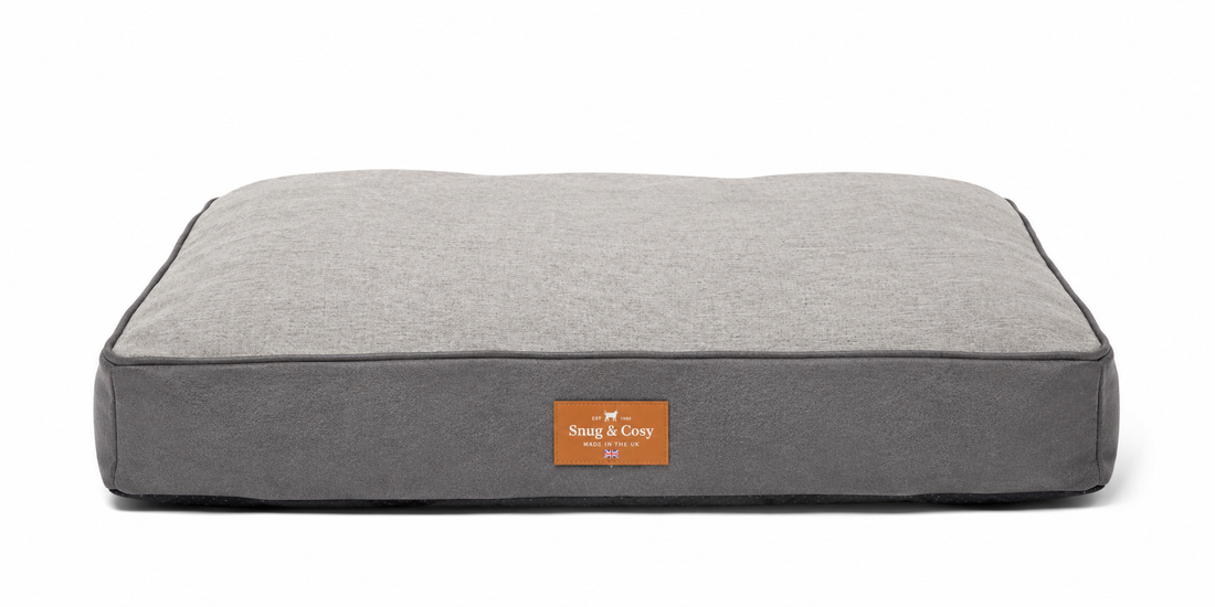 Elegance Faux Leather Orthopaedic Dog Bed | Luxury Dog Lounger Mattress - Dog Bed for dogs Snug and Cosy Pets