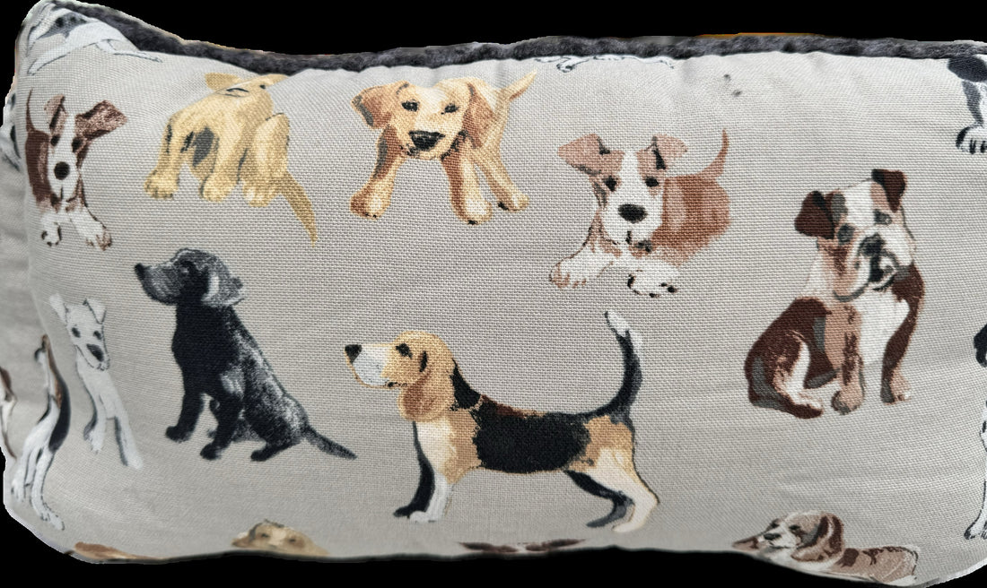 Dog Print Bed